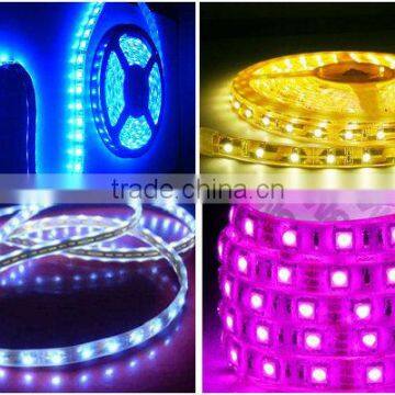 Waterproof DC12V 5050 60leds/m 14w/m CE&RoHS cerificated wholesale rgb led strip light5050