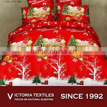 microfiber super soft 3D 130GSM santa bedding comforter cover set all sizes