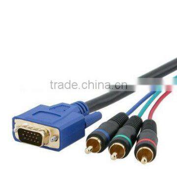 VGA to 3 RCA component video cable