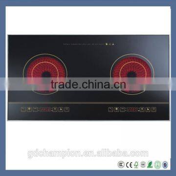 Kitchen appliances cheap induction cooktop 2 Two burner hob induction cooker for Chafing dish / hotpots/BBQ/Barbecue