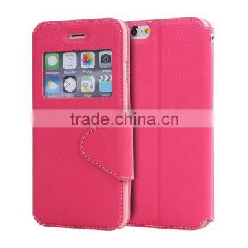 LZB PU flip leather protective back cover for Alcatel One Touch scribe hd case