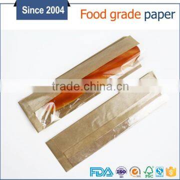 High quality Food packaging french bread kraft paper bag