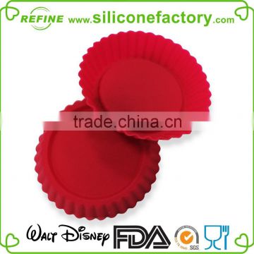 Wholesale 100% food grade cheap durable silicone cupcake mould