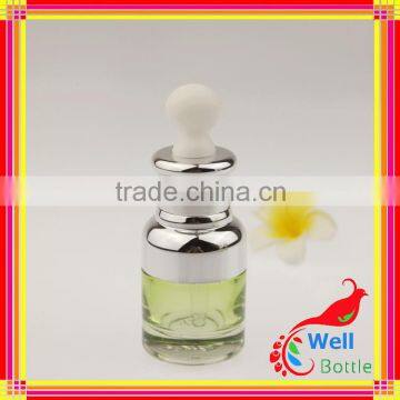 Shoulder Glass Dropper Bottle With Aluminum Zinc Alloy Die Casting Bottle Cap GSB-0018R photo-3