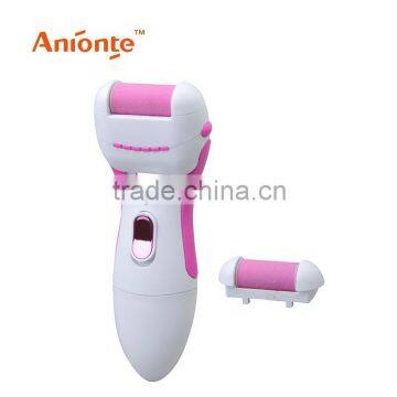 Callus remover with 2 different color rollers easy to replace/foot callus remover/electric callus remover