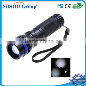 led zoom q5 led waterproof diving flashlight 310 lumen