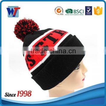 Hot Sell Colorful Hip Hop Beanies Knitted Custom Beanie Hats Winter photo-4