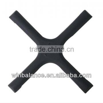 Cast Iron Black Cross Metal Chair Base