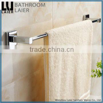 Simple Made In China Zinc Alloy Chrome Finishing Bathroom Sanitary Items Wall Mounted Single Towel Bar