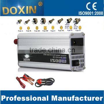 Used car battery dc to ac 1500W solar inverter inversor for Electric hand tool