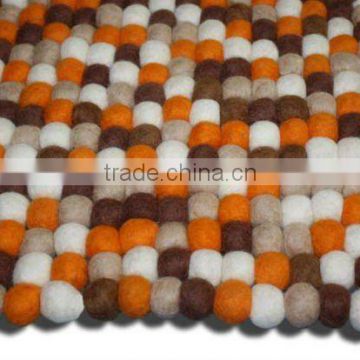 Felt Ball Rug / Carpet