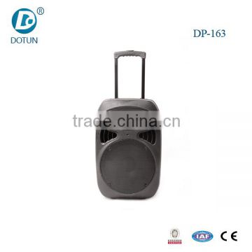 12 inch outdoor active mutifunction trolley speaker with bluetooth