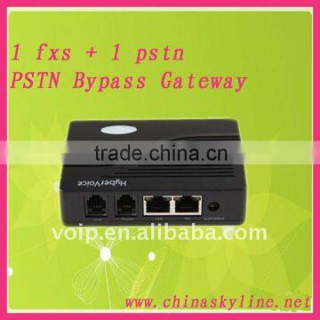 HT812P,1 fxs +1 pstn ports pstn bypass gateway