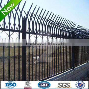 High quality and top selling--Beautiful wrought iron fence / zinc steel fence gate (SGS factory)