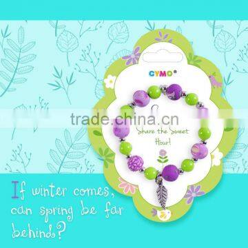 2016 Best Gift For Teenager Fashion Handmade Clay Bracelet Spring Present