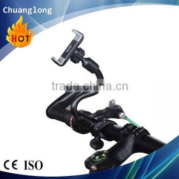 Anti-skid gooseneck design full rotation best road bike phone mount for 3.5-6 inch mobile phone