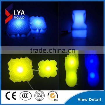 Interlocking Plastic Light Up Floor Tile Paver Light