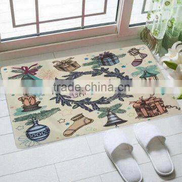 Printing Door Mat antiSlip for Entrance recycled crumbed rubber floor mat