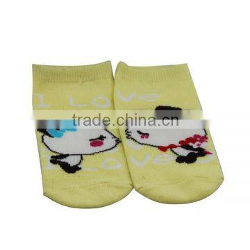 GSB-31 Wholesale Cotton Cartoon Design Tube Socks for Newborn