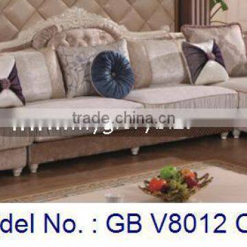 European Style Sofa Set Made With Wooden And Fabric With Luxury Royal Design For Living Room Home Furniture