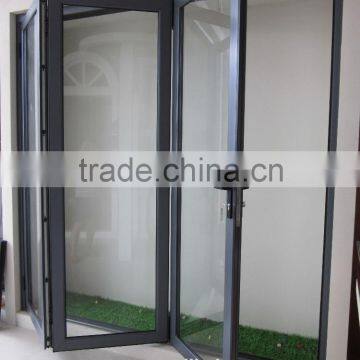 construction materials alimunium bifold door for bi fold screen door