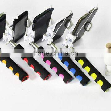 Hot Wholesale Mini1 Wired Selfie Stick Monopod, Selfie Stick, Foldable Selfie Stick for Smartphone
