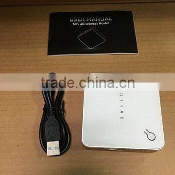 SC-4363-3GR Wholesale Pocket Sim Card 3G AP Router With Power Bank