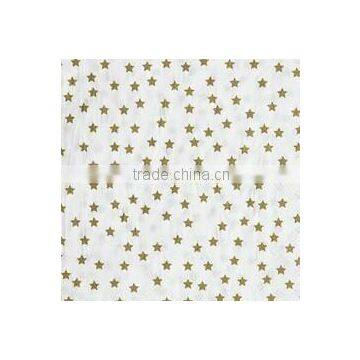 Disposable Gold Foil Gold Star Napkins - Pack of 20