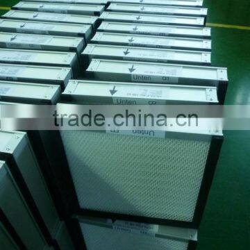 H14 Efficiency Mini pleat HEPA Filter