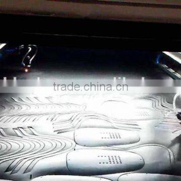 CO2 Laser Cutting for Leather , Two Heads Laser for PU PVC Leather Cutting photo-2