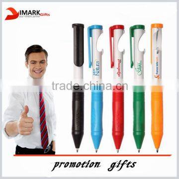 the newest customized logo pen phone holder ballpoint pen