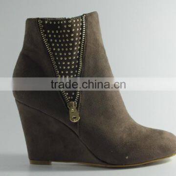 New trend tactical boots wedge boots for women 2014