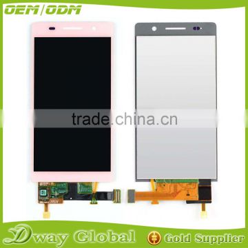 Nice After-sale LCD With Digitizer For Huawei Ascend P6 Lcd Display With Touch Glass Panel Spare Parts