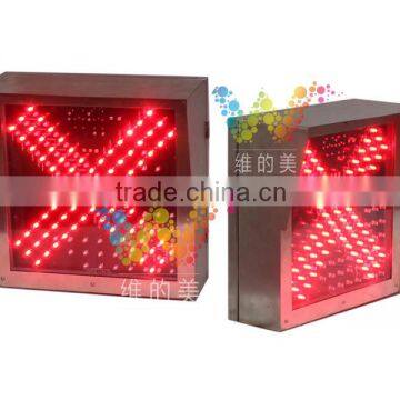 Toll station 270mm stainless steel red green light led traffic advisor for sale