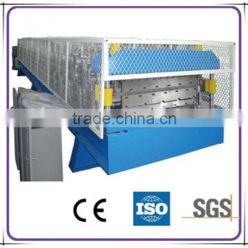 Aluminum Roof Sheet Double Layer Cold Roll Forming Machine photo-2
