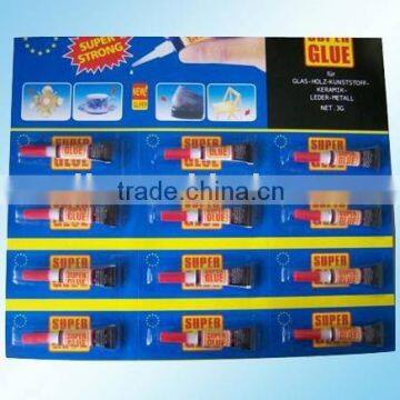 2g 3g 12pcs per card cheaper super glue glue