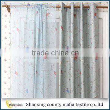 2016 China Wholesale Factory price Blackout sheer curtains with design