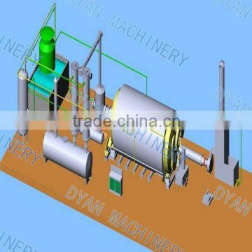 2013 Hot Sale 10 Tons Tyre Pyrolysis Plant