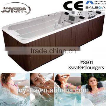 Hot Sale balboa control system freestanding acrylic large whirlpool outdoor swimming pool massage used swim spa