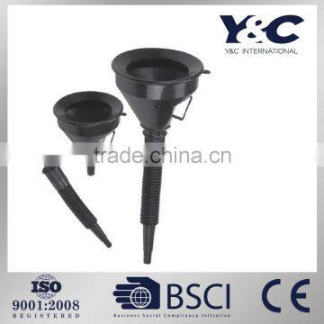 plastic oil funnel/can assemble and flexible oil funnel