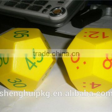 Custom PU foam ball polygon shape stress ball