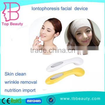 hot sell Iontophoresis vibration facial device for facial massage home use machine