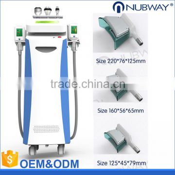 OEM / ODM Cryolipolysis 5 in one 1800w -15-5 Celsius 10.4 inch touch color screen freeze fat body sculpting machine