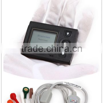 New 3 12 channels mini LCD Holter recorder System ECGLAB Premier Holter Software