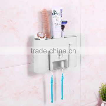 Family Toothbrush Holder,Toothpaste Dispenser,Bathroom Set