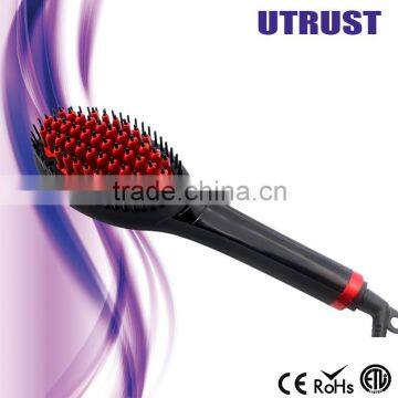 Hair straightening brush as seen on tv Electric MCH heating Hair Straightener brush