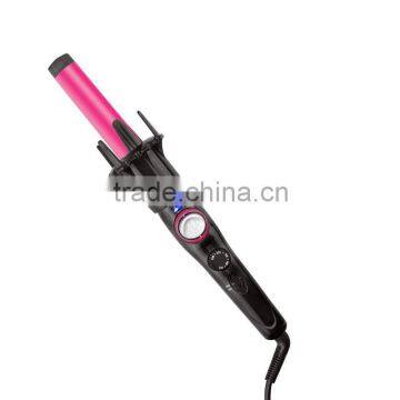 Wand Electrical Hair Curler LCD Dislay Automatic Nano Titanium Iron