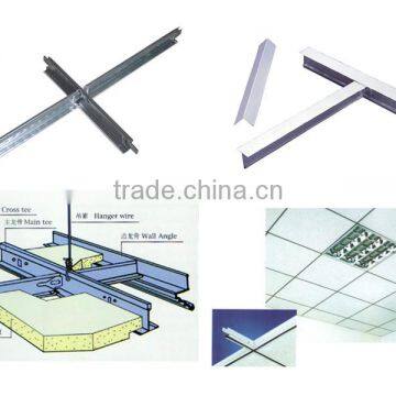 metal studs wholesale t bar suspended ceiling grid with pvc ceiling