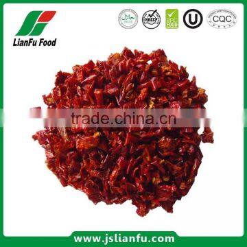 Dehydrated 3/8'' red bell pepper