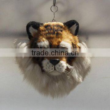 fox tail keychain synthetic fake fur